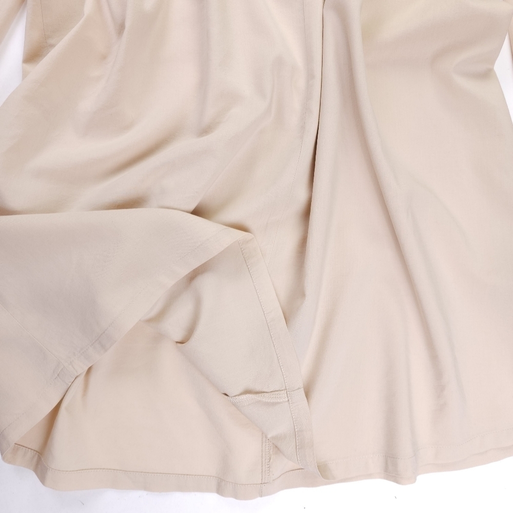 New Banana Republic Cotton Viscose Tan White Floral Embroidered Dress Sz… - Picture 3 of 14